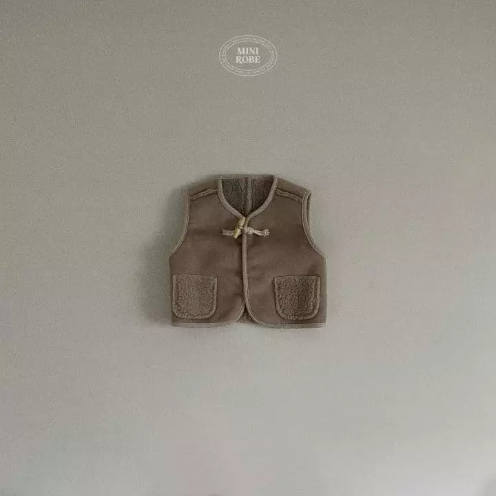Mini Robe - Korean Baby Fashion - #babyboutique - Mustang Vest - 2