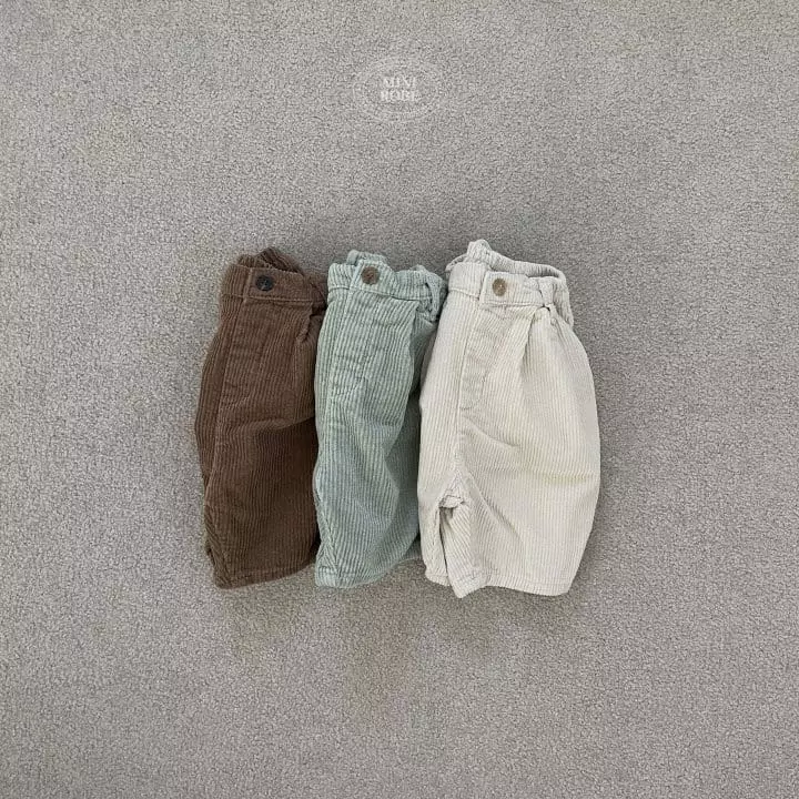 Mini Robe - Korean Baby Fashion - #babyboutique - Vintage Rib Pants