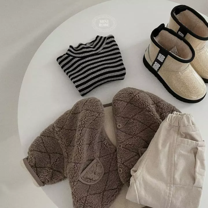 Mini Robe - Korean Baby Fashion - #babyboutique - Teddy Jumper - 7