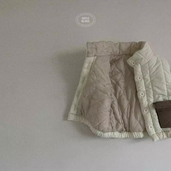Mini Robe - Korean Baby Fashion - #babyboutique - Mono Padding Vest - 10