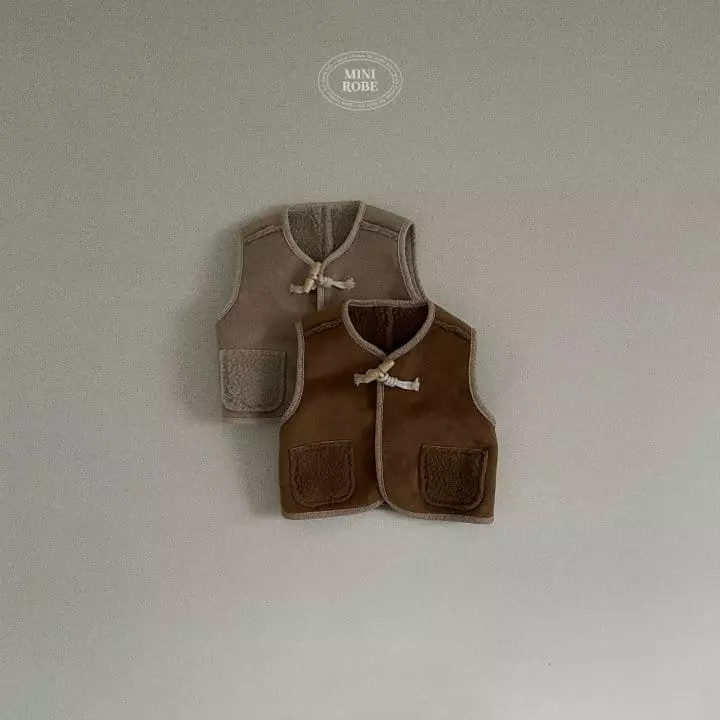 Mini Robe - Korean Baby Fashion - #babyboutiqueclothing - Mustang Vest - 4
