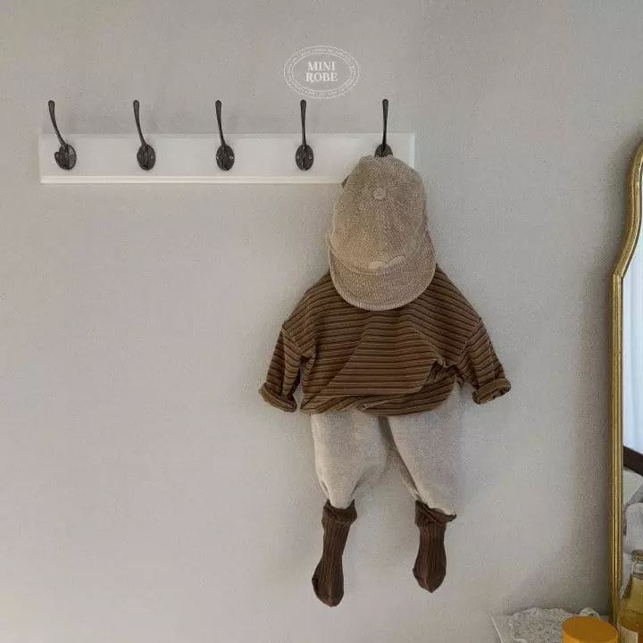 Mini Robe - Korean Baby Fashion - #babyclothing - Rico Piping Tee - 9