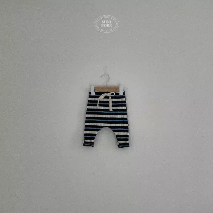 Mini Robe - Korean Baby Fashion - #babyclothing - Rib Stripes Leggings - 7