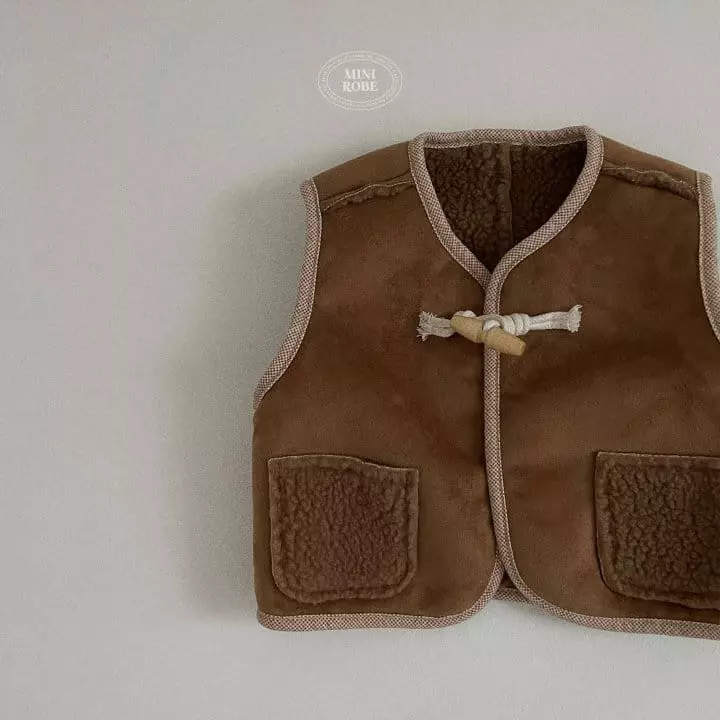 Mini Robe - Korean Baby Fashion - #babyfashion - Mustang Vest - 5