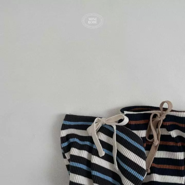 Mini Robe - Korean Baby Fashion - #babyfashion - Rib Stripes Leggings - 8