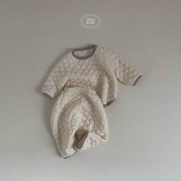 Mini Robe - Korean Baby Fashion - #babyfever - Melon Bread Set - 4