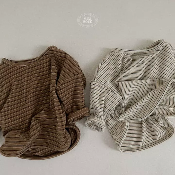 Mini Robe - Korean Baby Fashion - #babygirlfashion - Rico Piping Tee - 12