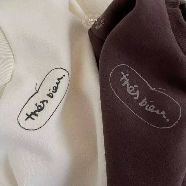 Mini Robe - Korean Baby Fashion - #babyfever - Bien Sweatshirt - 4
