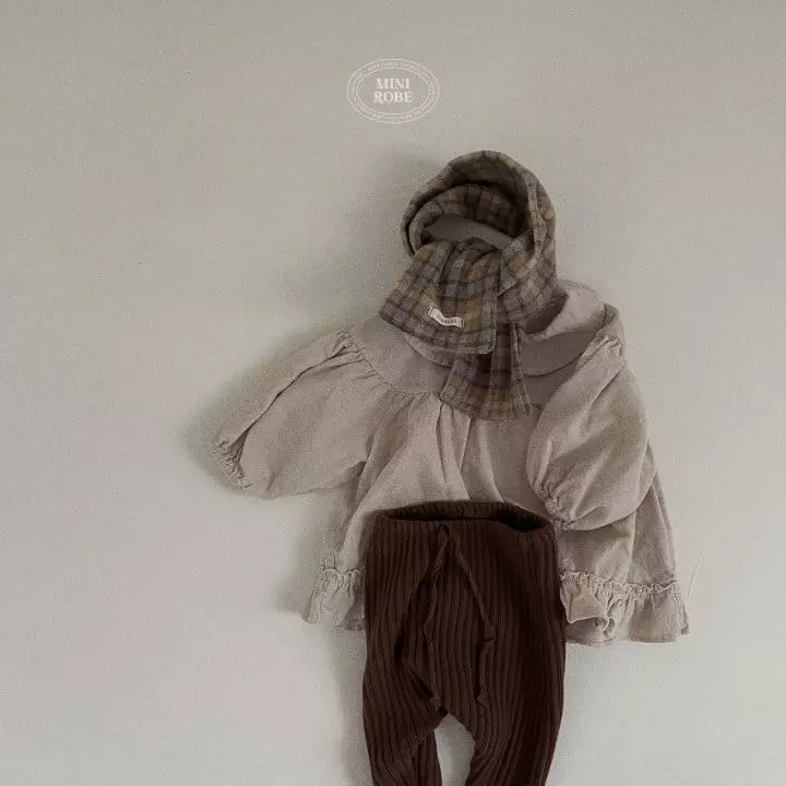 Mini Robe - Korean Baby Fashion - #babygirlfashion - Fleece Leggings - 11
