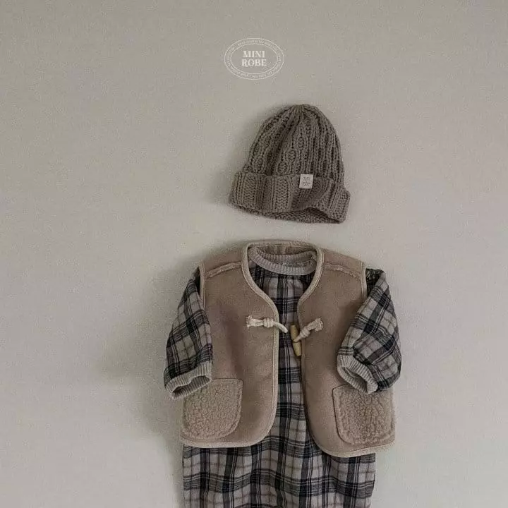 Mini Robe - Korean Baby Fashion - #babylifestyle - Mustang Vest - 8