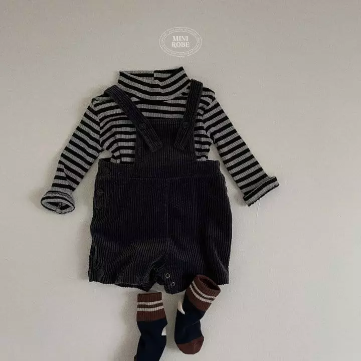 Mini Robe - Korean Baby Fashion - #babylifestyle - Roy Dungarees - 3