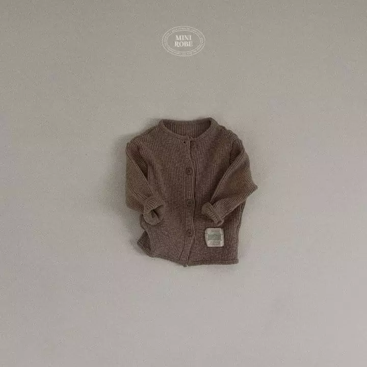 Mini Robe - Korean Baby Fashion - #babylifestyle - Cardigan Set - 8