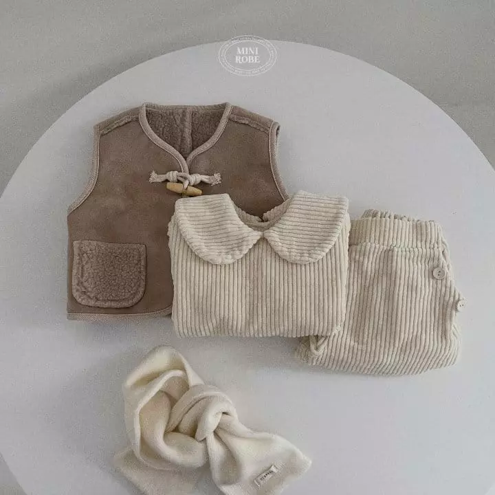 Mini Robe - Korean Baby Fashion - #babylifestyle - Caramel Pants - 11