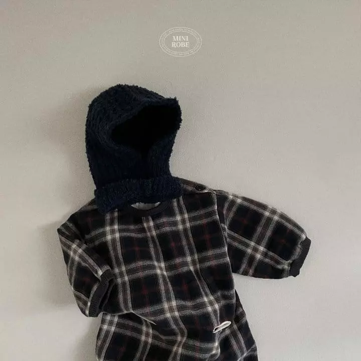 Mini Robe - Korean Baby Fashion - #babylifestyle - Check Bebe Bodysuit - 9