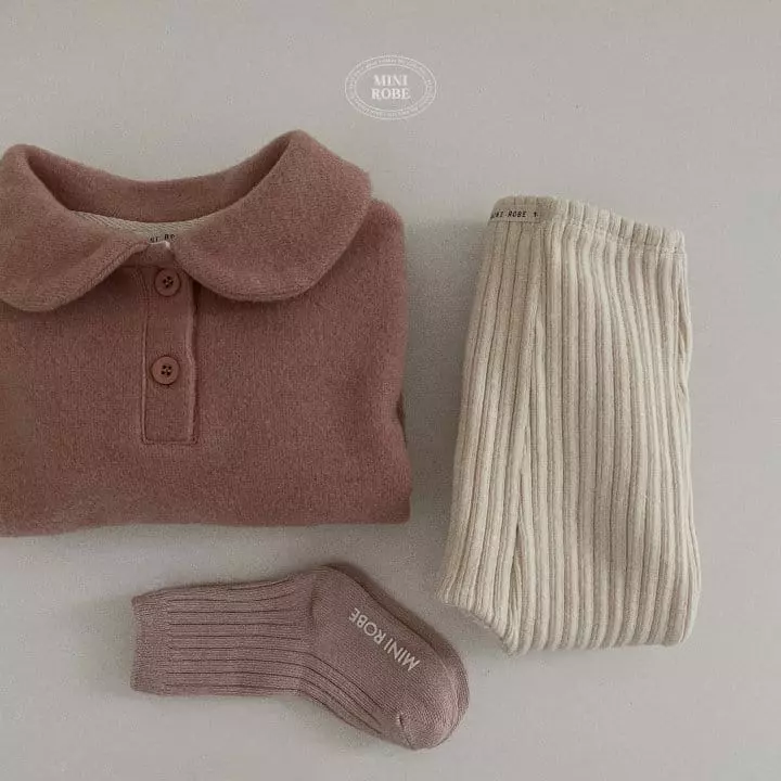 Mini Robe - Korean Baby Fashion - #babylifestyle - Fleece Leggings - 12