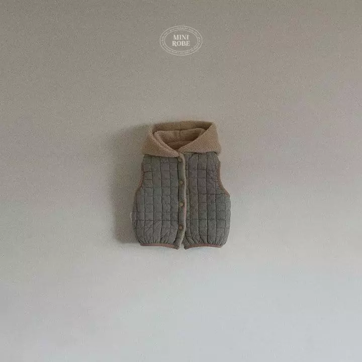 Mini Robe - Korean Baby Fashion - #babyoninstagram - Reversible Vest - 5