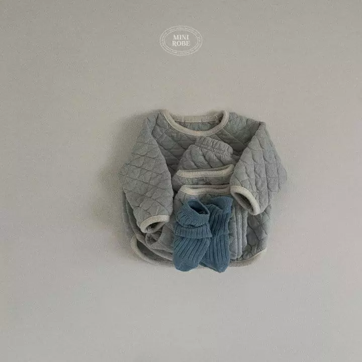 Mini Robe - Korean Baby Fashion - #babyoninstagram - Melon Bread Set - 6
