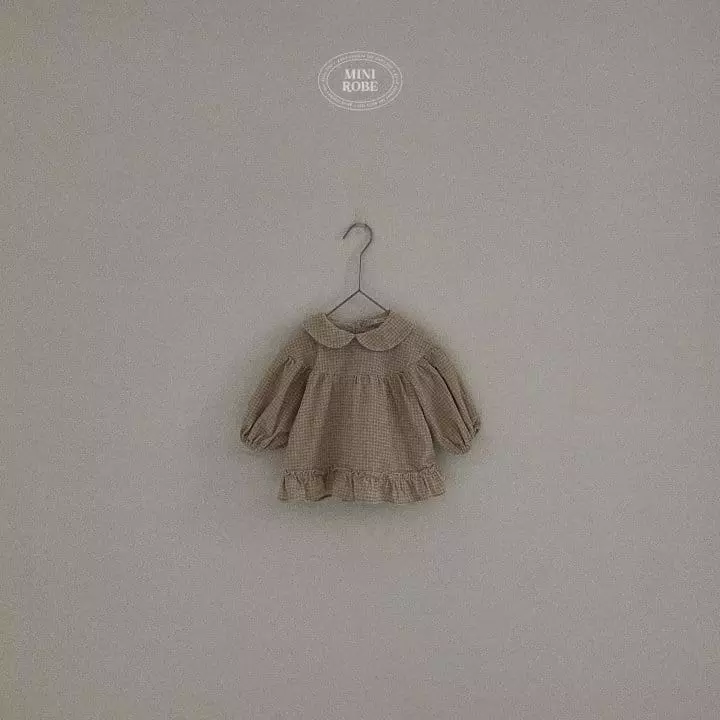 Mini Robe - Korean Baby Fashion - #babyoninstagram - Frill Blouse - 3