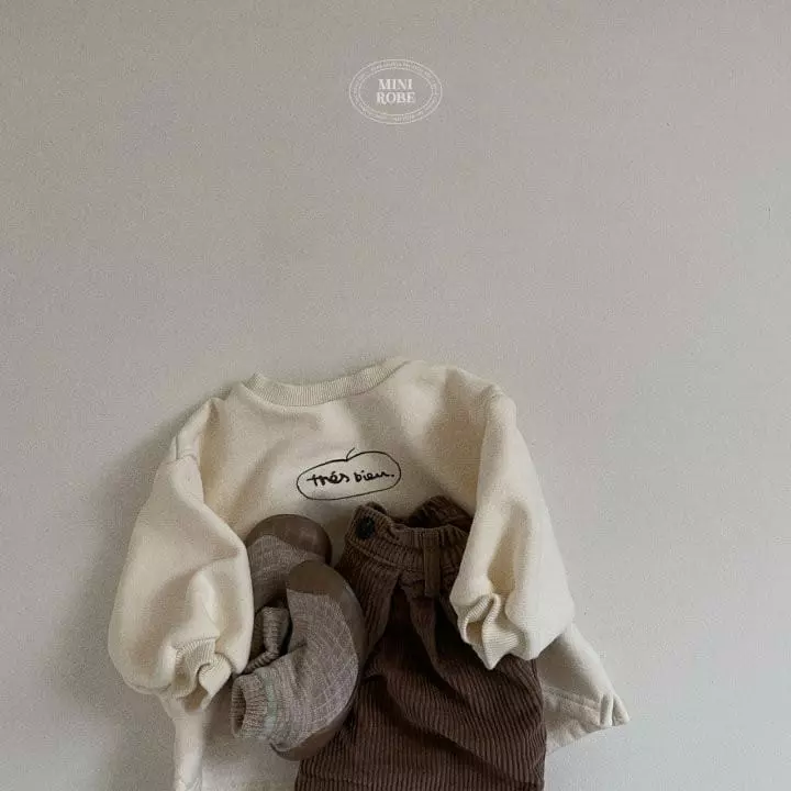 Mini Robe - Korean Baby Fashion - #babyoninstagram - Bien Sweatshirt - 6