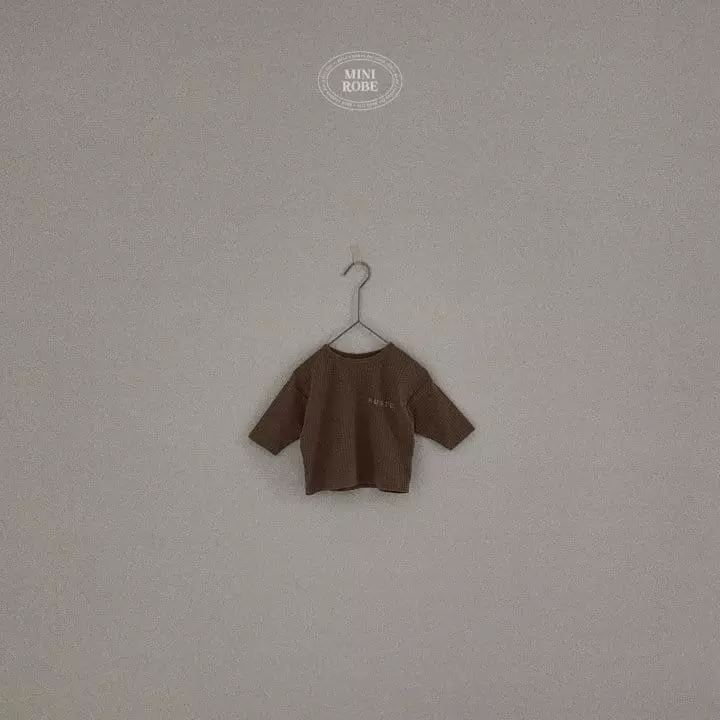 Mini Robe - Korean Baby Fashion - #babylifestyle - Music Piping Tee - 4