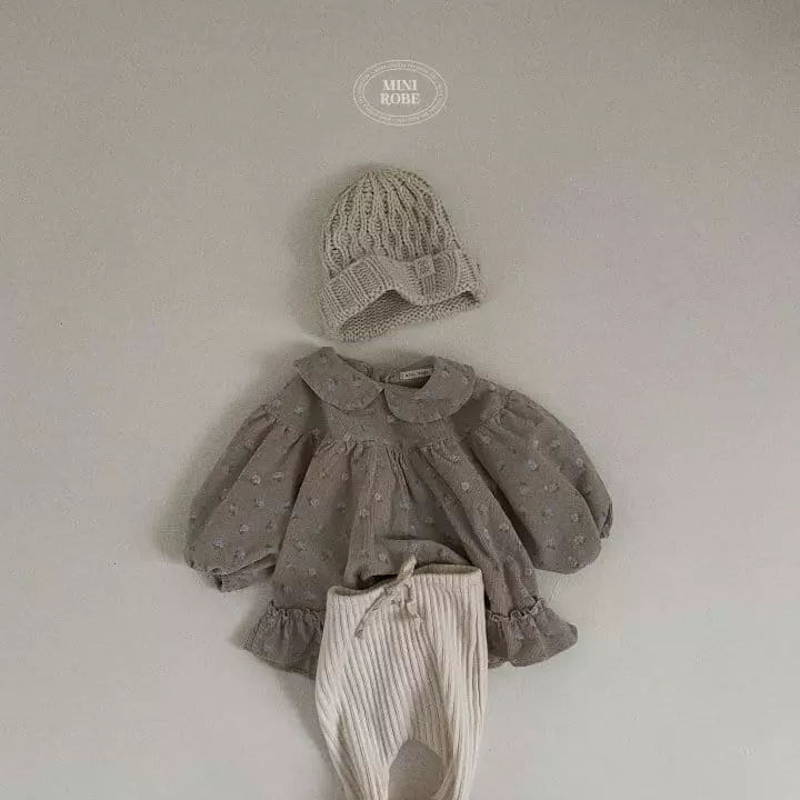 Mini Robe - Korean Baby Fashion - #babyoninstagram - Frill Blouse - 4