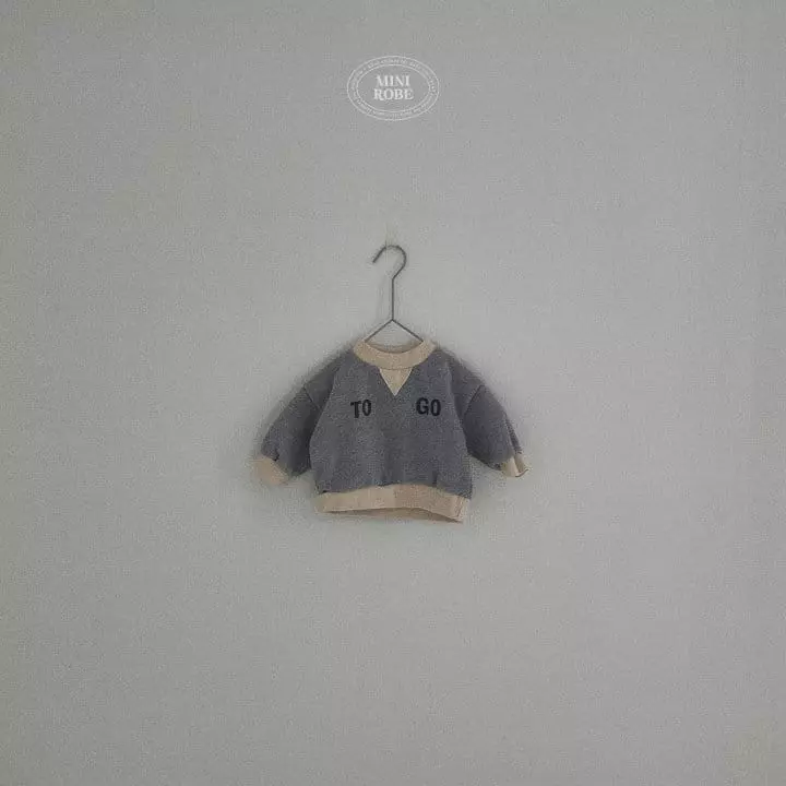 Mini Robe - Korean Baby Fashion - #babyootd - To GO Sweatshirt - 2