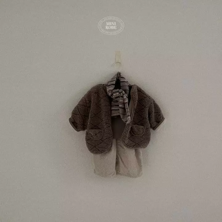 Mini Robe - Korean Baby Fashion - #babyoutfit - Vintage Rib Pants - 11