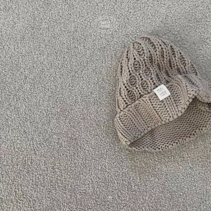 Mini Robe - Korean Baby Fashion - #babyootd - Priasley Beanie - 4