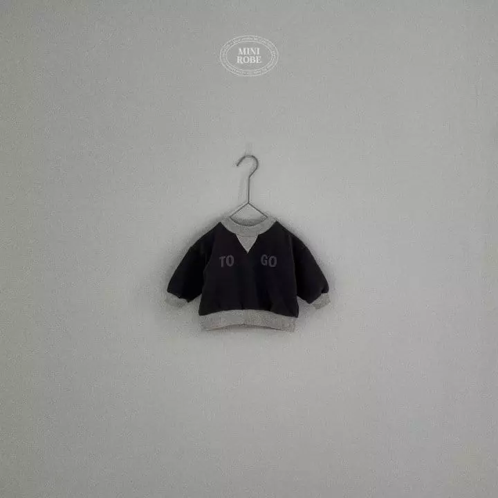 Mini Robe - Korean Baby Fashion - #babyoutfit - To GO Sweatshirt - 3