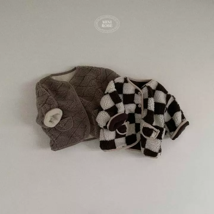 Mini Robe - Korean Baby Fashion - #babyoutfit - Teddy Jumper
