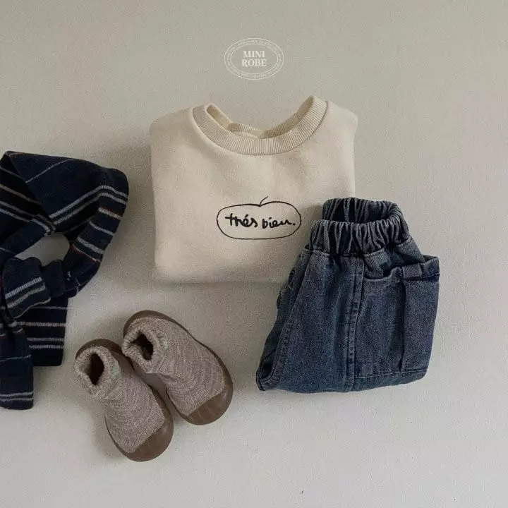Mini Robe - Korean Baby Fashion - #babyoutfit - Bien Sweatshirt - 9