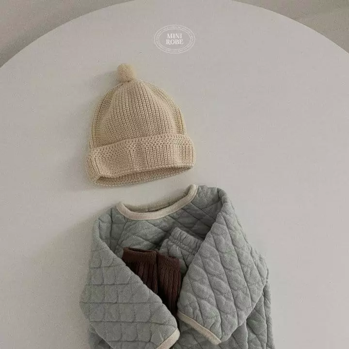Mini Robe - Korean Baby Fashion - #babywear - Melon Bread Set - 10