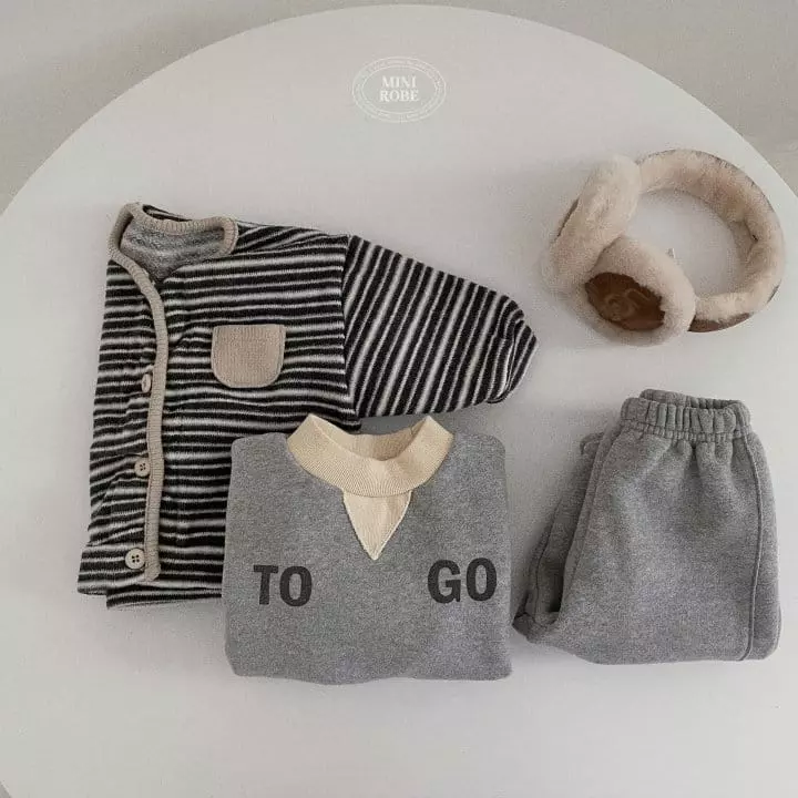 Mini Robe - Korean Baby Fashion - #onlinebabyboutique - To GO Sweatshirt - 6