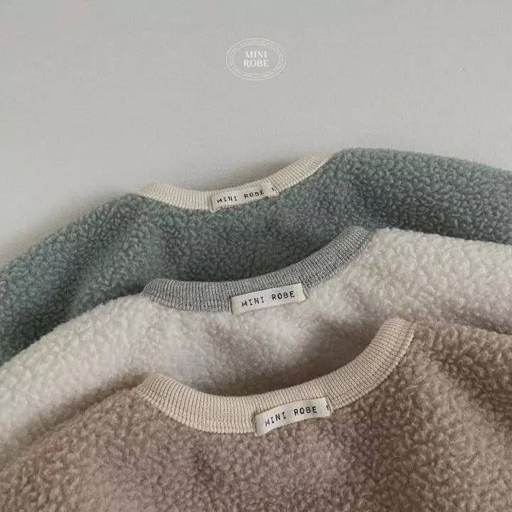 Mini Robe - Korean Baby Fashion - #onlinebabyshop - fleece Sweatshirt - 6