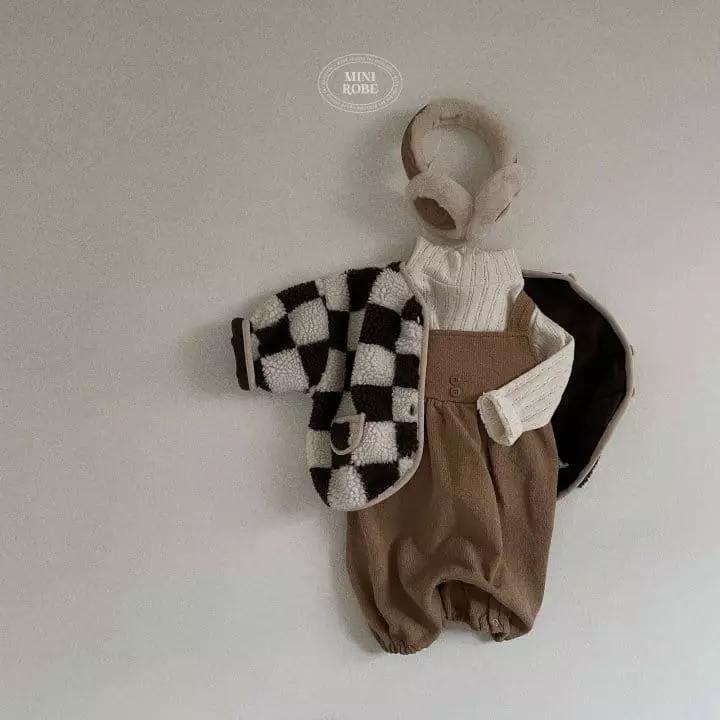 Mini Robe - Korean Baby Fashion - #onlinebabyshop - Choco Turtleneck Tee - 5
