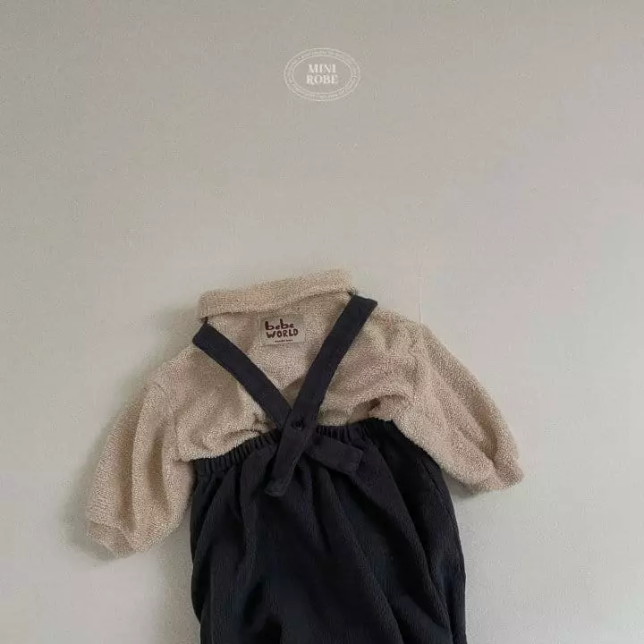 Mini Robe - Korean Baby Fashion - #onlinebabyshop - Circle Dungarees - 9