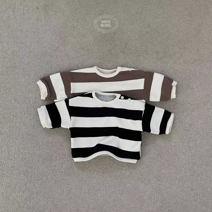 Mini Robe - Korean Baby Fashion - #onlinebabyshop - Denggang Sweatshirt - 3