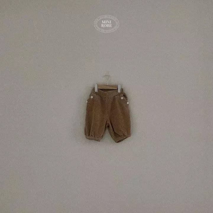 Mini Robe - Korean Baby Fashion - #onlinebabyshop - Caramel Pants - 3