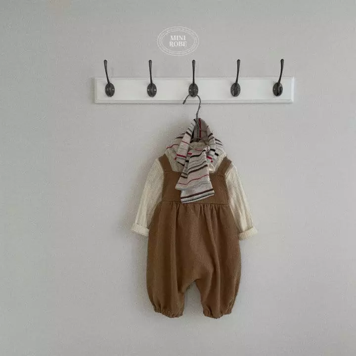 Mini Robe - Korean Baby Fashion - #smilingbaby - Knit Stripes Scarf - 12