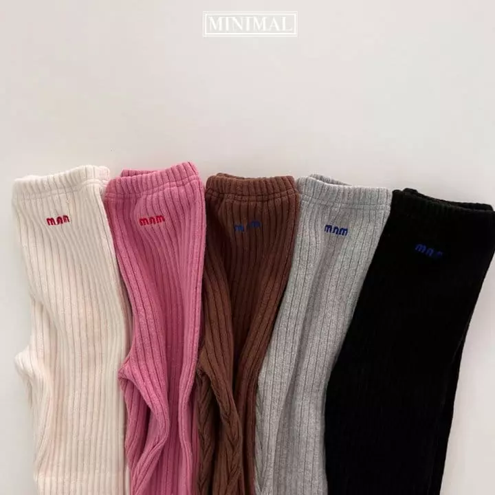 Minimal - Korean Children Fashion - #designkidswear - Embroidery Leggings
