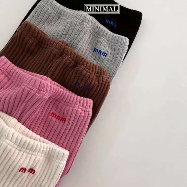 Minimal - Korean Children Fashion - #fashionkids - Embroidery Leggings - 3