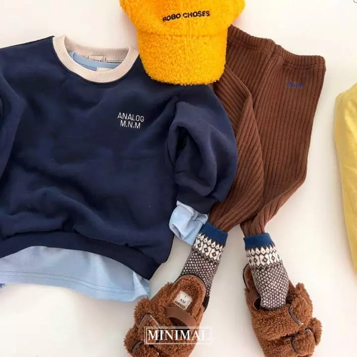 Minimal - Korean Children Fashion - #kidsshorts - Analog Sweatshirt - 6