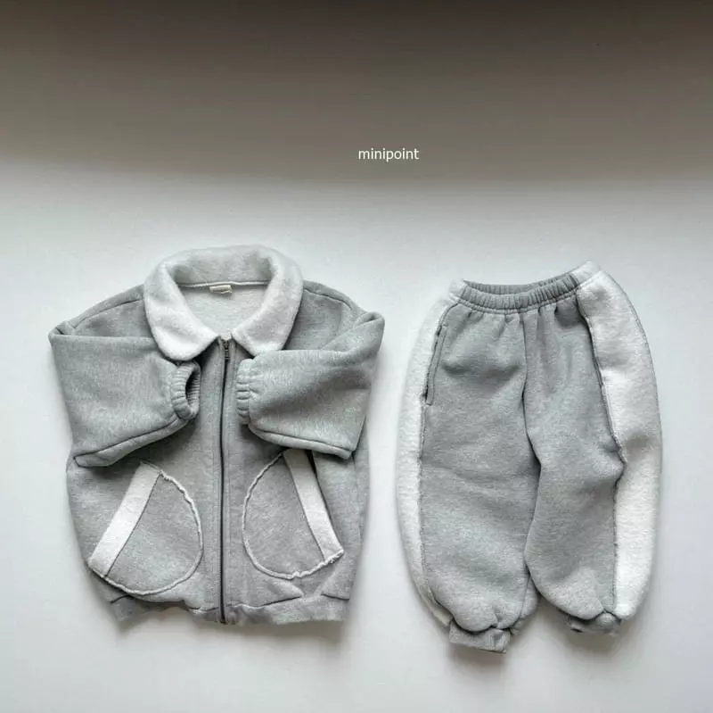 Minipoint - Korean Children Fashion - #magicofchildhood - Pu Ne Zip-up - 3