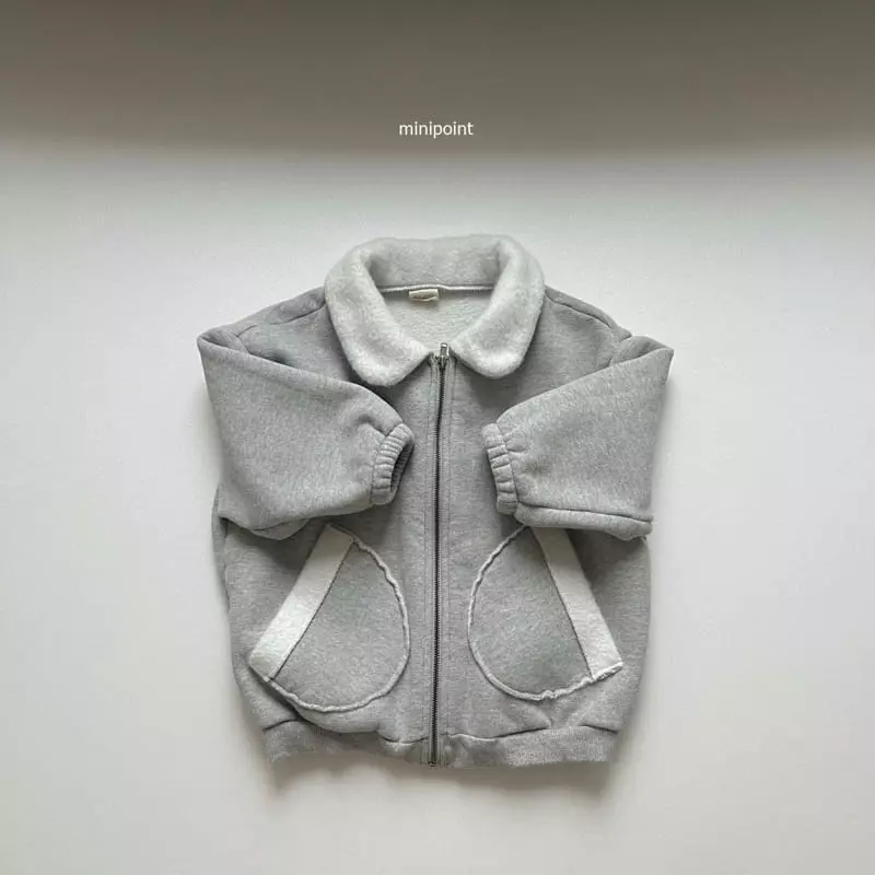 Minipoint - Korean Children Fashion - #magicofchildhood - Pu Ne Zip-up - 4