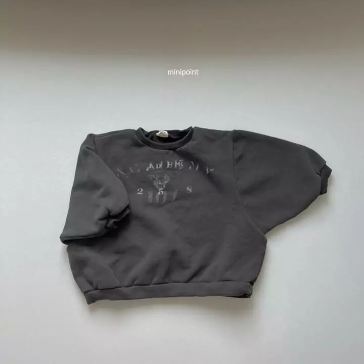 Minipoint - Korean Children Fashion - #prettylittlegirls - Letter Sweatshirt - 2
