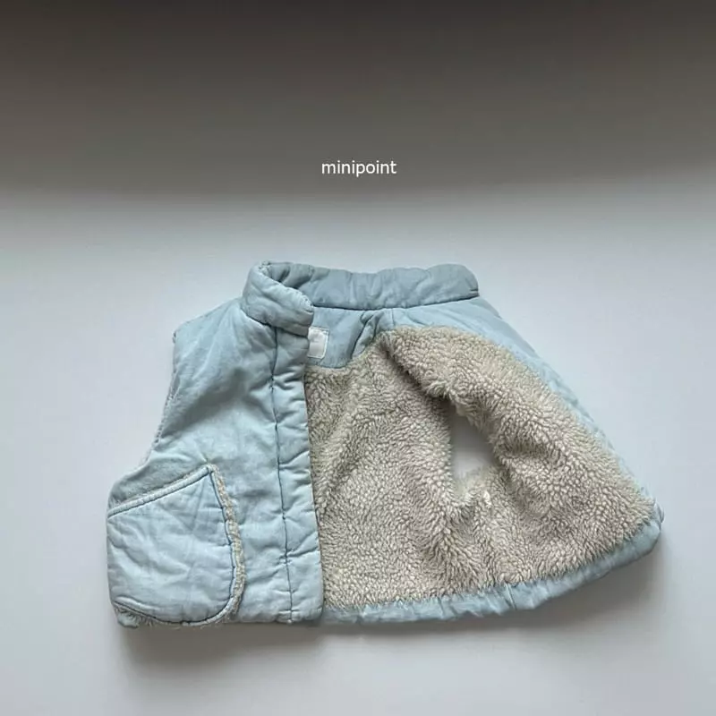 Minipoint - Korean Children Fashion - #todddlerfashion - Dumble Denim Vest - 4