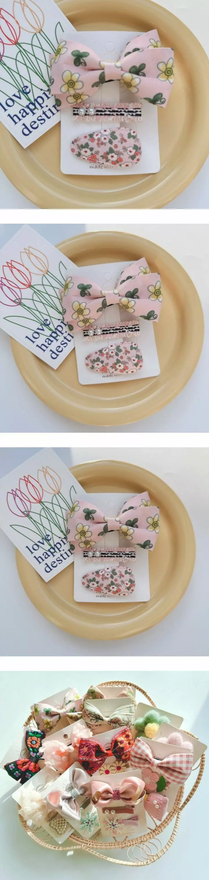 Mins - Korean Baby Fashion - #babyoninstagram - Lif Flower Hairrpin Set