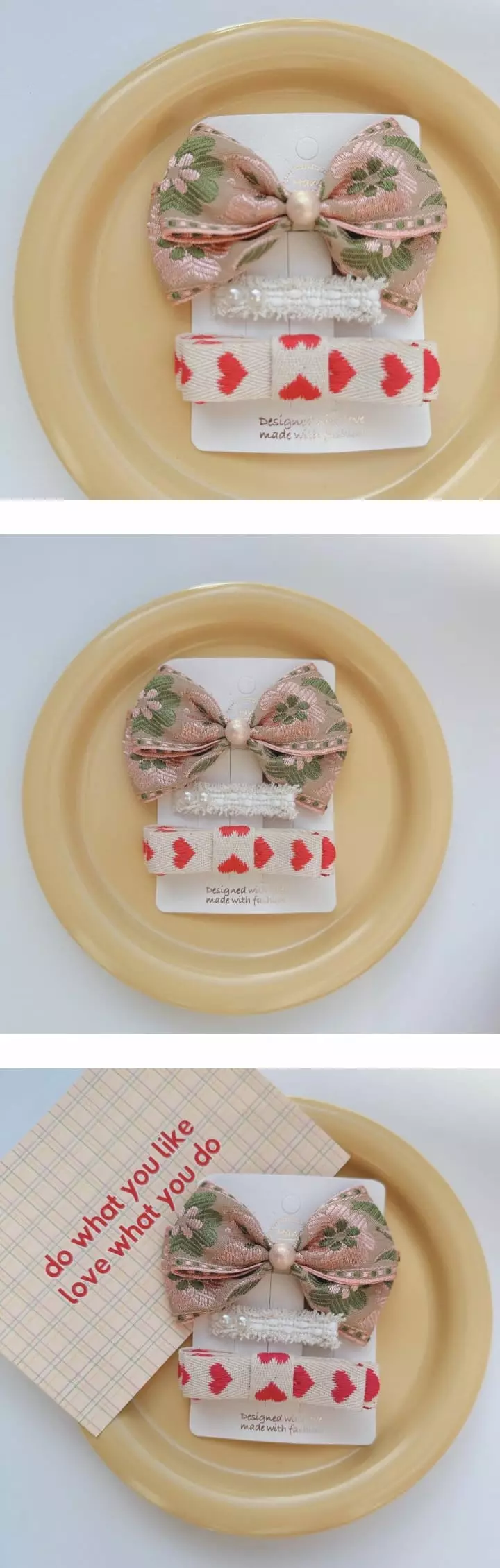 Mins - Korean Baby Fashion - #babyoutfit - Alice Pink Hairrpin Set