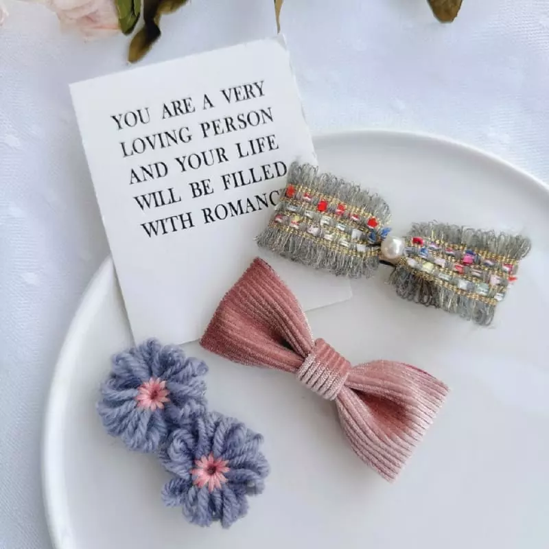 Mins - Korean Children Fashion - #discoveringself - Momo Gray Hairpin