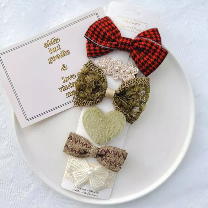 Mins - Korean Children Fashion - #fashionkids - Red Jane Hairrpin - 5